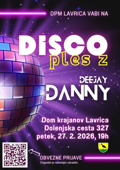 Disco večer na Lavrici 2026